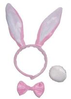 Bunny set roze/wit Babs, Kleding | Dames, Carnavalskleding en Feestkleding, Nieuw, Ophalen of Verzenden