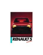 1985 RENAULT 5 BROCHURE ITALIAANS, Nieuw, Renault, Author