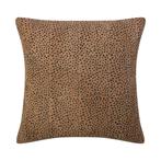 Kussen Geitensuède stippen camel 45x45cm (Capra Aegagrus, Verzenden, Nieuw