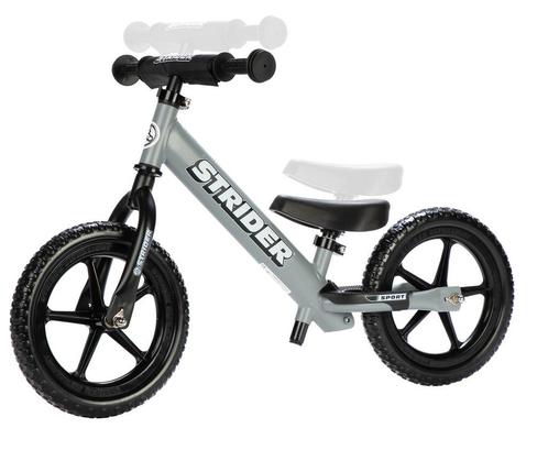 Strider 12 inch loopfiets Sport Mat Grijs, Kinderen en Baby's, Speelgoed | Buiten | Voertuigen en Loopfietsen