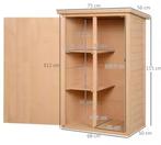 Tuinkast Opbergkast Gereedschap met Plankvloer 75x56x115 cm, Verzenden, Nieuw