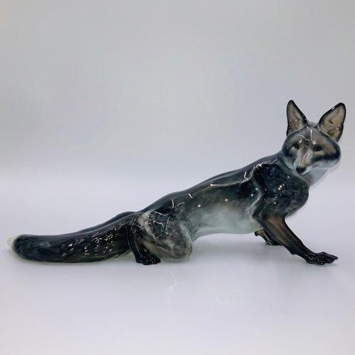 Theodor Kärner - Rosenthal - Art Deco - Sneaking Fox (40,4, Antiek en Kunst, Antiek | Glas en Kristal