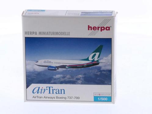 Schaal 1:500 Herpa 514743 AirTran Airways Boeing 737-700..., Hobby en Vrije tijd, Modelbouw | Vliegtuigen en Helikopters, Zo goed als nieuw