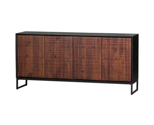 Dressoir Nuts hout walnoot | BePureHome, Huis en Inrichting, Kasten | Dressoirs, Nieuw, Ophalen of Verzenden