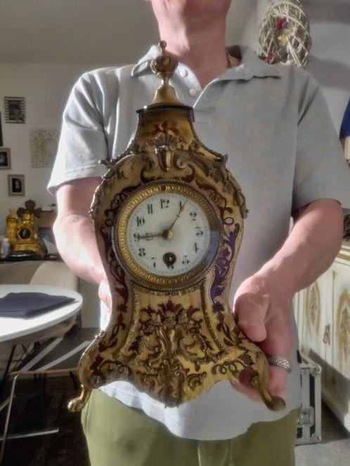 Tafelklok Louis XIV - Verguld brons - 1850-1900 - Rode, Antiek en Kunst, Antiek | Klokken