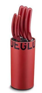 Luxe Messenblok met 5 Messen, Verzenden