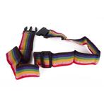 Benson Kofferspanband - Regenboogkleur - 183 cm - Inclusi..., Sieraden, Tassen en Uiterlijk, Koffers, Ophalen of Verzenden, Nieuw