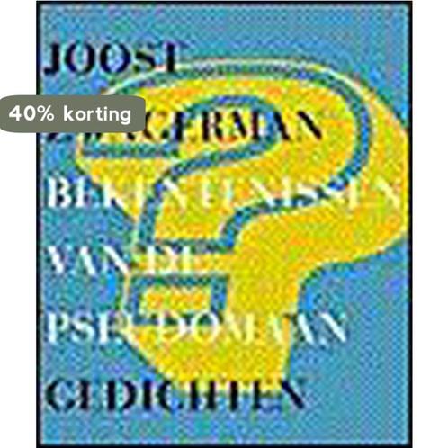 Bekentenissen Van De Pseudomaan 9789029558488, Boeken, Gedichten en Poëzie, Gelezen, Verzenden