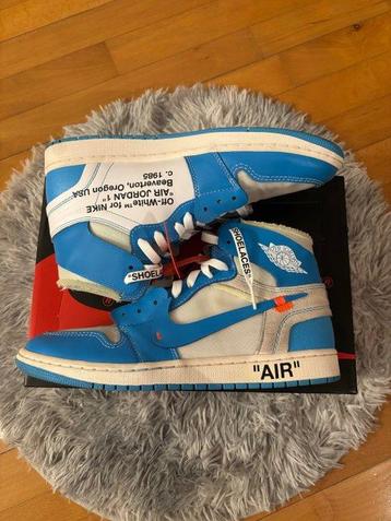 Nike X Off White - Air Jordan 1 High, Retro UNC University beschikbaar voor biedingen