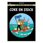 Kuifje Cokes in Voorraad Poster 50 x 70 cm, Ophalen of Verzenden, Nieuw