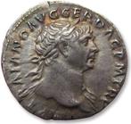 Romeinse Rijk. Trajan (98-117 n.Chr.). Zilver Denarius,