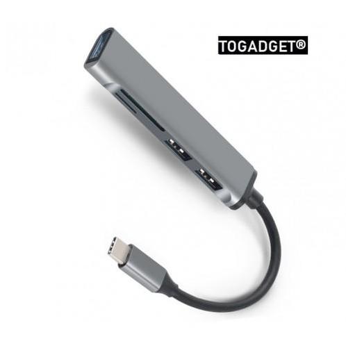 USB C Hub SD - TF Kaartlezer, Huis en Inrichting, Banken | Complete zithoeken, Verzenden