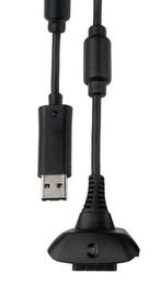 Play & Charge Kabel voor Xbox 360 - Zwart, Spelcomputers en Games, Verzenden, Zo goed als nieuw
