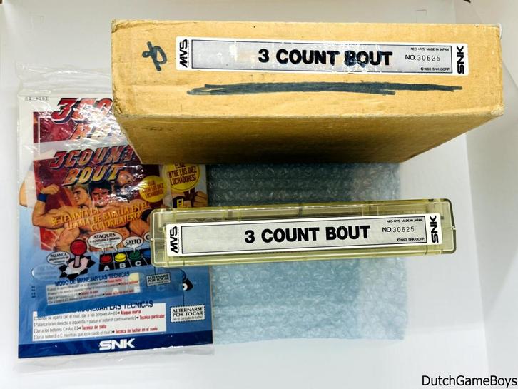 Neo Geo MVS - 3 Count Bout - Kit - Matching Serial, Spelcomputers en Games, Games | Overige, Gebruikt, Verzenden