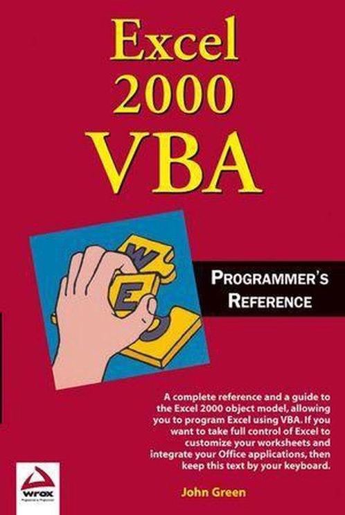 Excel 2000 VBA Programmers Reference, Boeken, Overige Boeken, Ophalen of Verzenden