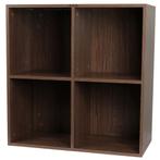 Zomo VS-Box 400 Walnut grote kast voor vinylplaten & CDs, Verzenden, Nieuw