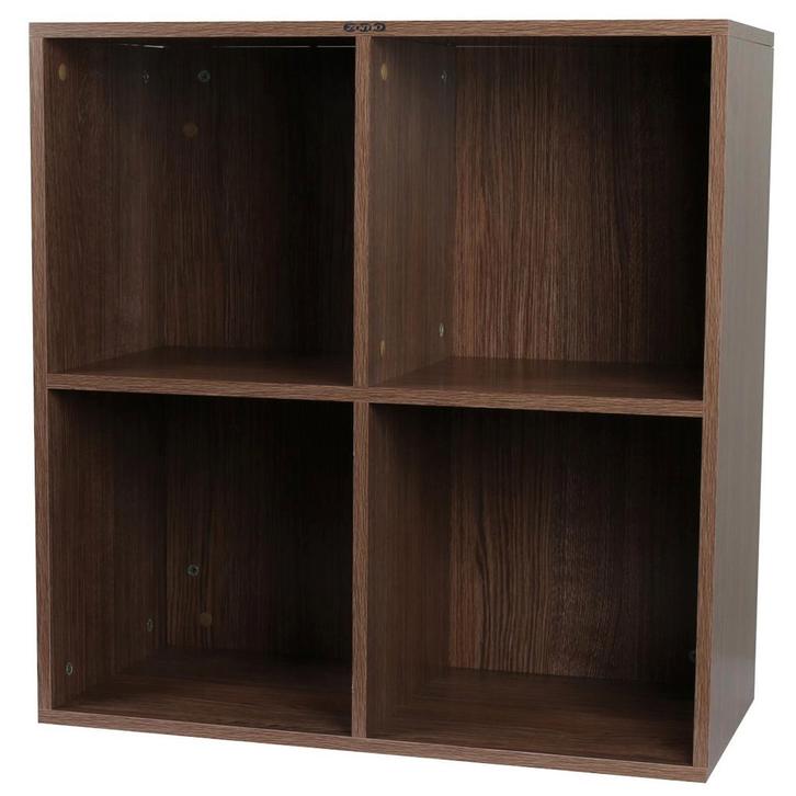 Zomo VS-Box 400 Walnut grote kast voor vinylplaten & CDs, Audio, Tv en Foto, Platenspelers, Verzenden