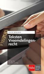Teksten Vreemdelingenrecht 2018-2019 9789012403177 Paul Vos, Verzenden, Zo goed als nieuw, Paul Vos