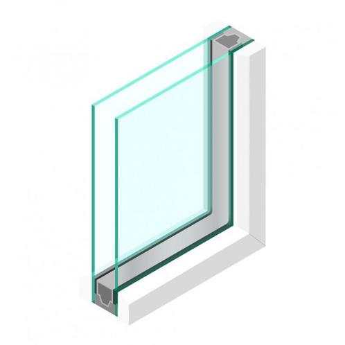Dubbel glas 4mm - sp - 4mm, Doe-het-zelf en Verbouw, Glas en Ramen, Ophalen of Verzenden