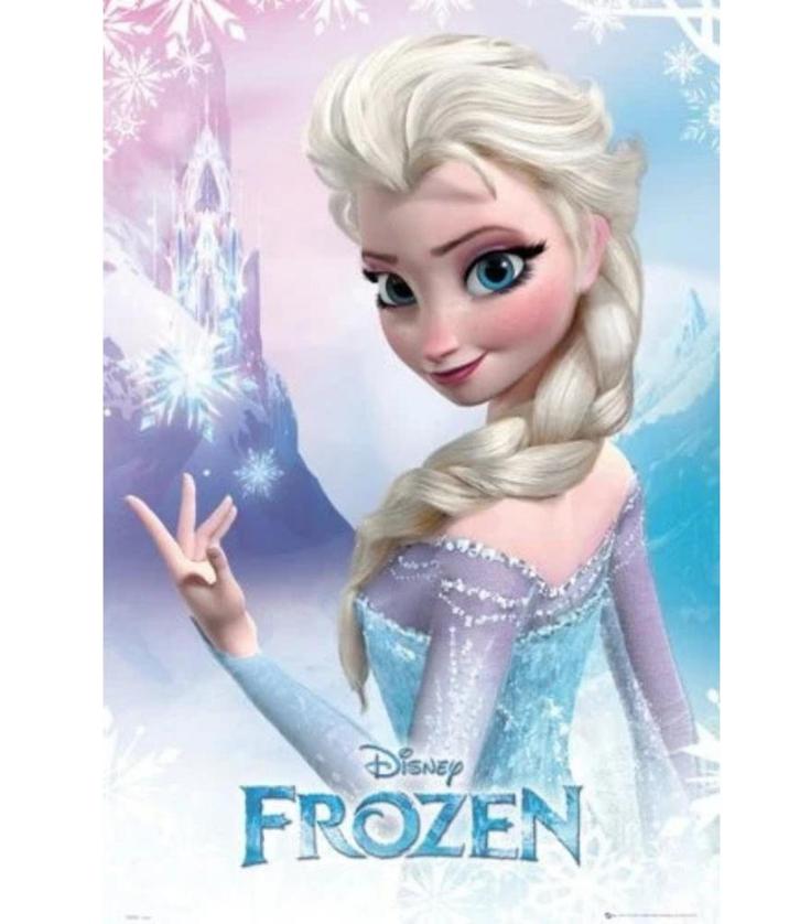 Frozen Elsa maxi poster magische ijsprinses voor kinderka..., Kinderen en Baby's, Kinderkamer | Inrichting en Decoratie, Nieuw