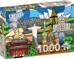 World Landmarks Puzzel (1000 stukjes) | Enjoy Puzzle -, Verzenden, Nieuw