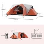 TRUUSK Tunnel Tent Voor 6 Personen, Waterafstotende Familie, Verzenden, Nieuw