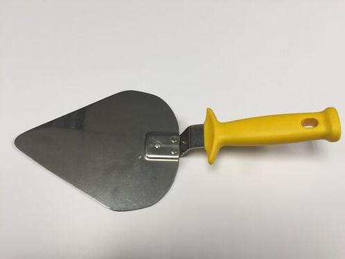 Pizza slice schepje, RVS met gele kunststof handgreep, Zakelijke goederen, Horeca | Keukenapparatuur, Nieuw in verpakking, Verzenden