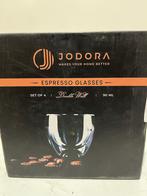 Espresso glazen kopjes Jodora, Verzenden, Nieuw