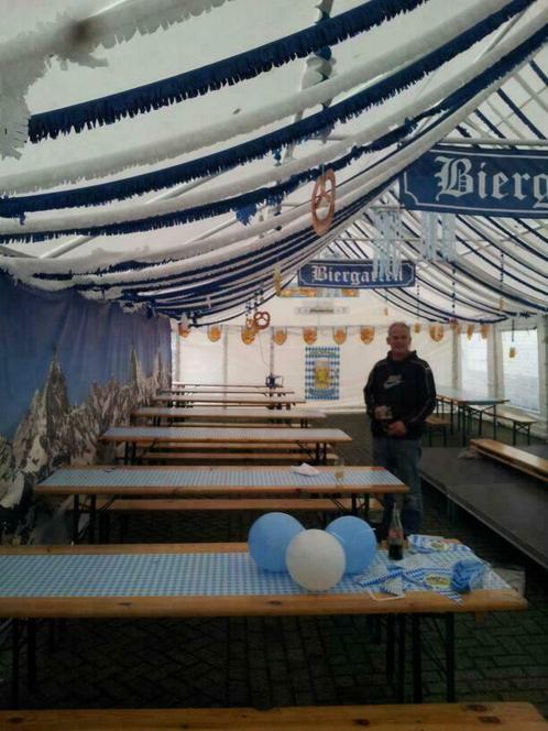 (Zuid-Holland e.o.) Feesttent Pagodetent PVC Partytent huren, Hobby en Vrije tijd, Feestartikelen | Verhuur, Overige, Zo goed als nieuw