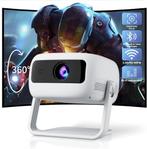 Beamer - Projector - 15000 Lumen - 1080P Full HD - Wit - VIS, Verzenden, Zo goed als nieuw