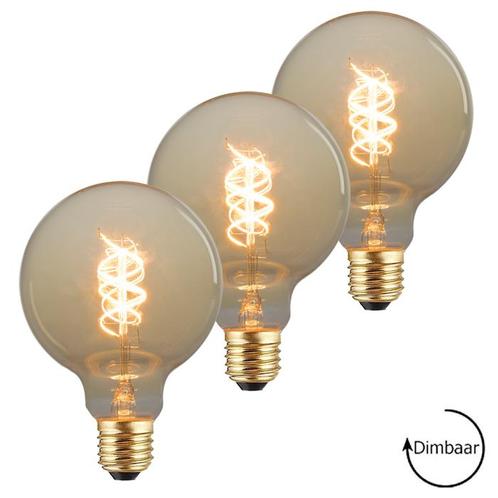 Set van 3 LED lampen E27 | 7.5 watt dimbaar | 2200K extra wa, Huis en Inrichting, Lampen | Losse lampen, Overige typen, Nieuw