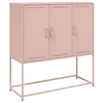 Roze Stalen Kast | Tweedekansje | Ruimtebesparend! beschikbaar voor biedingen