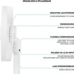 2dekans | VONROC BREEZE Draadloze Ventilator – Fluisterstil, Ophalen of Verzenden, Zo goed als nieuw