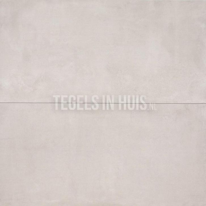 Vloertegel / wandtegel indeed betonlook wit 60x120, Doe-het-zelf en Verbouw, Tegels, Vloertegels, Nieuw, 10 m² of meer, Keramiek
