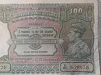 India. - 100 Rupees - ND (1943) - Pick 20k (Zonder, Postzegels en Munten, Munten | Nederland
