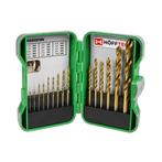 Hofftech Boorcassette HSS - 15-delig - 1,5-10 mm - Voor m..., Doe-het-zelf en Verbouw, Gereedschap | Boormachines, Ophalen of Verzenden