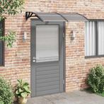 vidaXL Deurluifel 150x75 cm polycarbonaat zwart, Verzenden, Nieuw