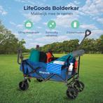 2dekans | LifeGoods Bolderkar - Opvouwbaar - Tot 120KG - 90L, Ophalen of Verzenden, Zo goed als nieuw