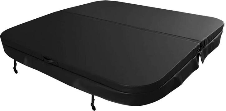 Weau spacover 220 x 220 cm - Zwart - Radius 18 cm, Tuin en Terras, Zwembad-toebehoren, Nieuw, Verzenden