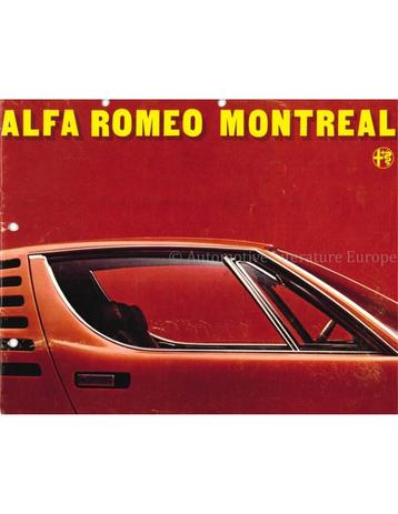 1973 ALFA ROMEO MONTREAL BROCHURE NEDERLANDS beschikbaar voor biedingen