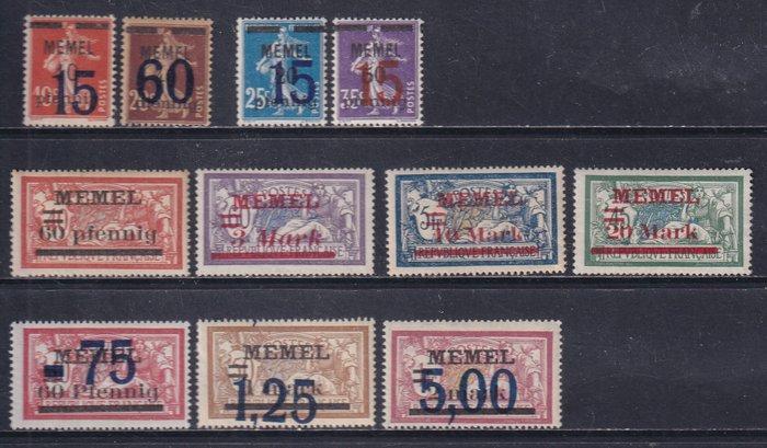 Memel 1921/1922 - Samenstelling. - Michel: 34/39,, Postzegels en Munten, Postzegels | Europa | Duitsland