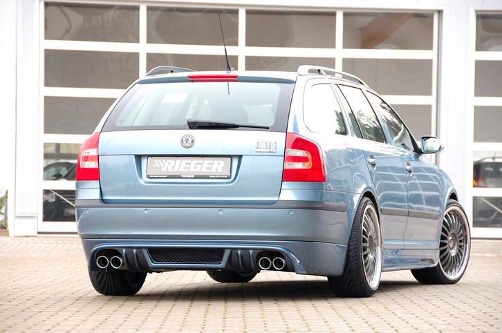 Rieger einddemper, Skoda Octavia (1Z), 4x76mm, Typ 16 | Octa, Auto-onderdelen, Uitlaatsystemen, Nieuw, Skoda, Verzenden