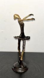Abdoulaye Derme - sculptuur, Figurine - 19 cm - Gepatineerd