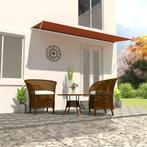 vidaXL Luifel uittrekbaar 400x150 cm oranje en bruin, Verzenden, Nieuw