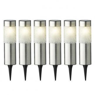 Solar sokkellamp | Lumineo | 22 cm, Tuin en Terras, Buitenverlichting, Nieuw, Verzenden