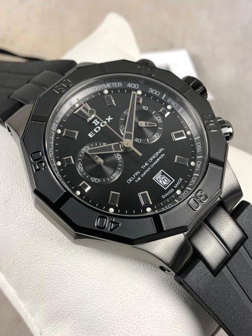Edox - Delfin Chronograph - 10113-37GNCA-NGIN - Heren -, Sieraden, Tassen en Uiterlijk, Horloges | Heren