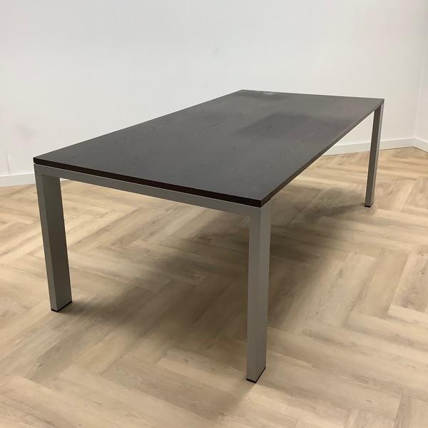 ARCO design tafel, 210x105 cm, donker/bruin hout - grijs, Zakelijke goederen, Kantoor en Winkelinrichting | Kantoormeubilair en Inrichting