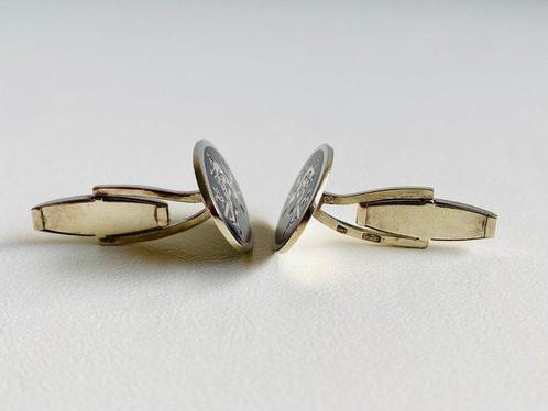Zilver - Manchetknopen, Antiek en Kunst, Antiek | Goud en Zilver