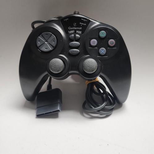 Guillemot Zwarte Shock 2 Controller Playstation 2, Spelcomputers en Games, Games | Sony PlayStation 2, Ophalen of Verzenden