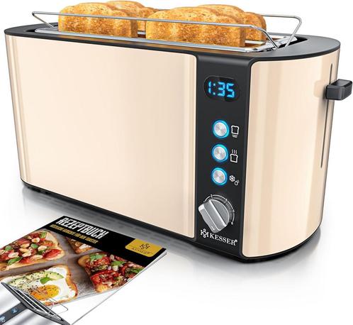 KESSER® Broodrooster - Ontdooi- en opwarmfunctie - 1250 Watt, Witgoed en Apparatuur, Overige Witgoed en Apparatuur, Nieuw, Verzenden